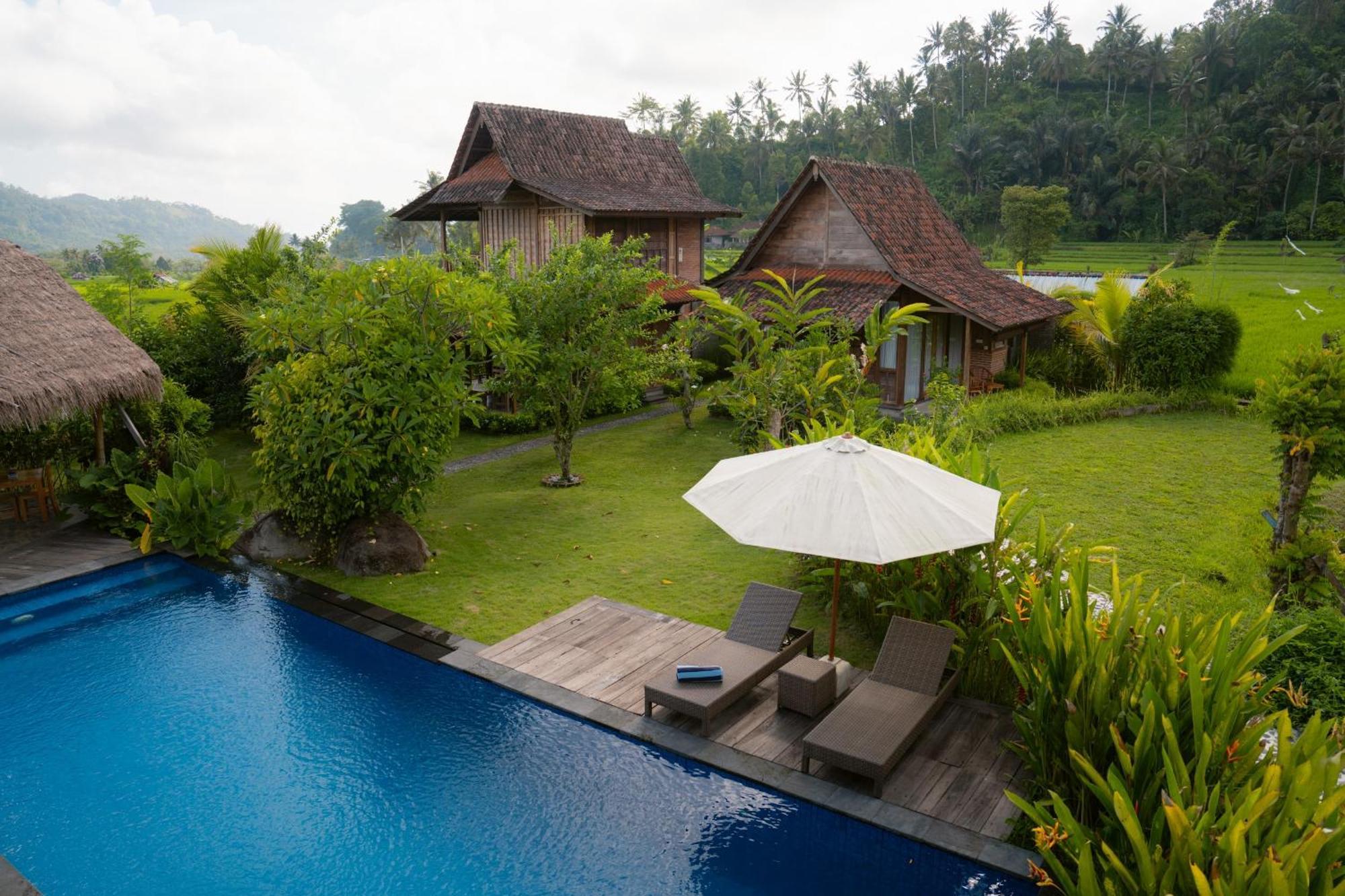 Kubu Sakian Villa And Restaurant Sidemen Silebeng ภายนอก รูปภาพ