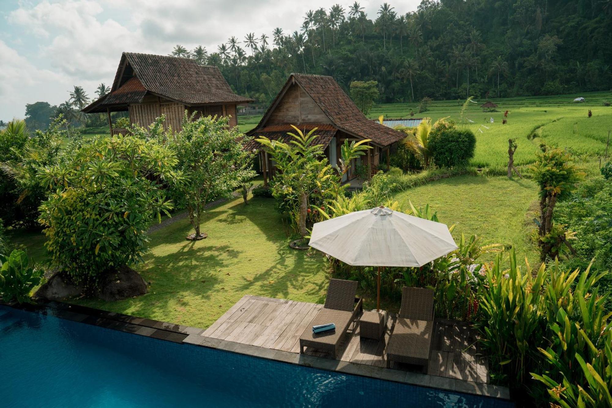 Kubu Sakian Villa And Restaurant Sidemen Silebeng ภายนอก รูปภาพ