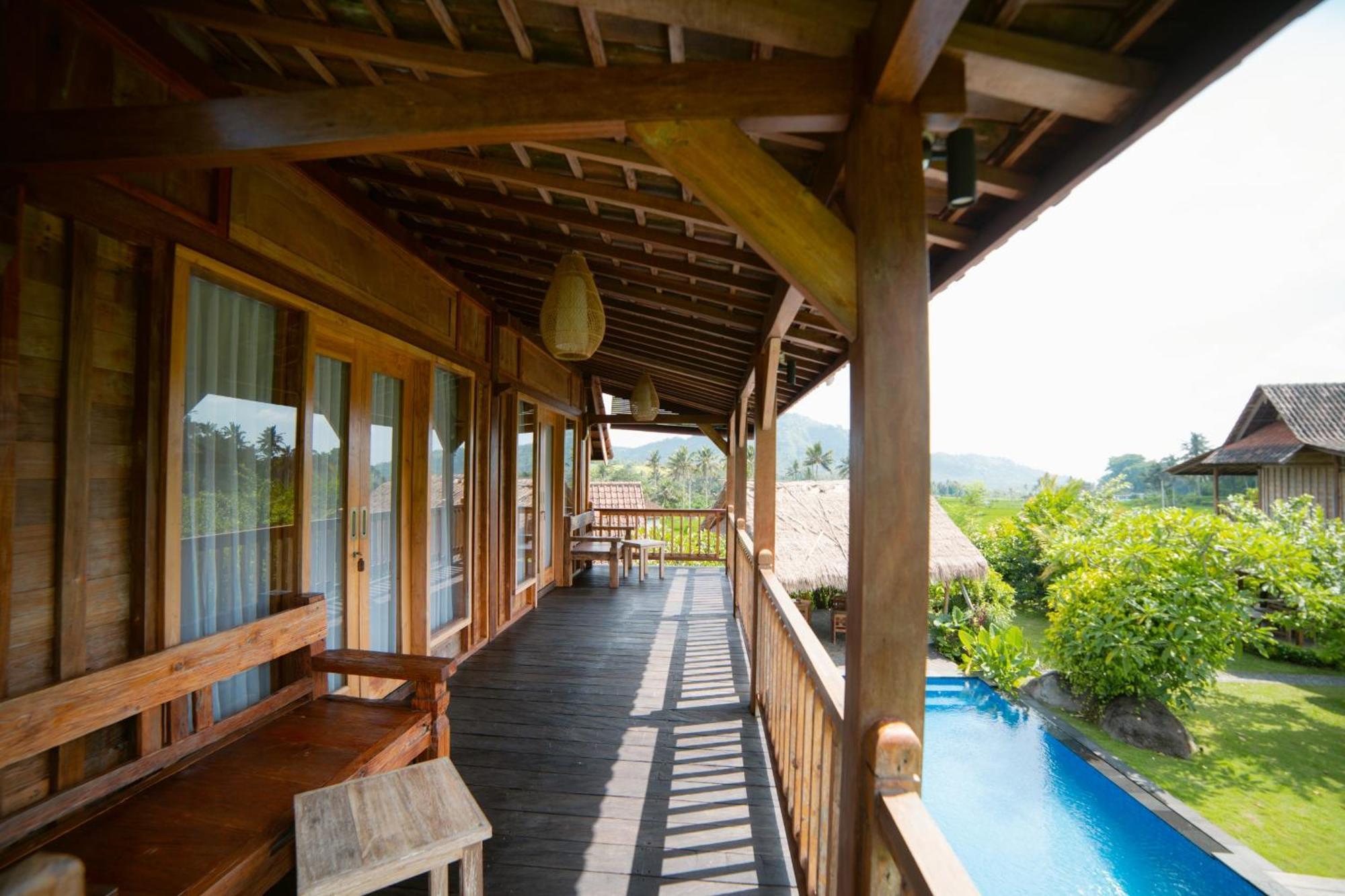 Kubu Sakian Villa And Restaurant Sidemen Silebeng ภายนอก รูปภาพ