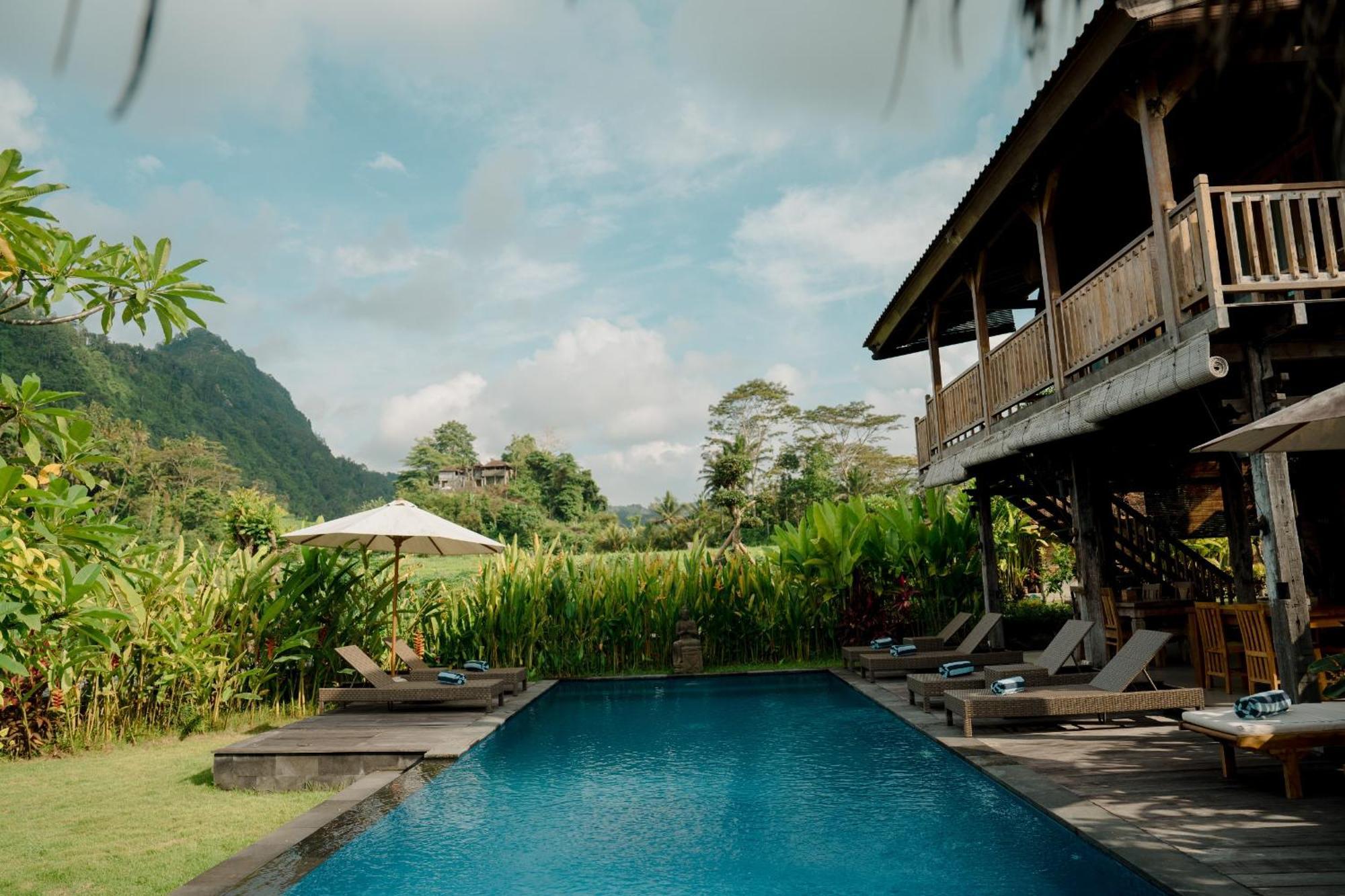 Kubu Sakian Villa And Restaurant Sidemen Silebeng ภายนอก รูปภาพ