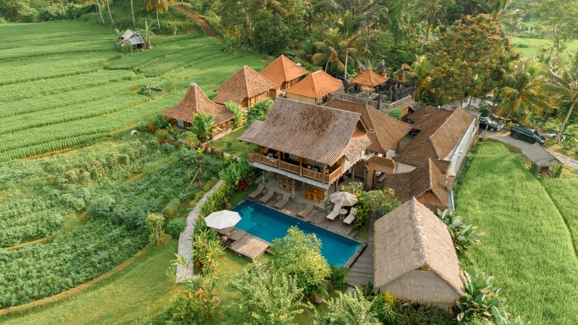 Kubu Sakian Villa And Restaurant Sidemen Silebeng ภายนอก รูปภาพ