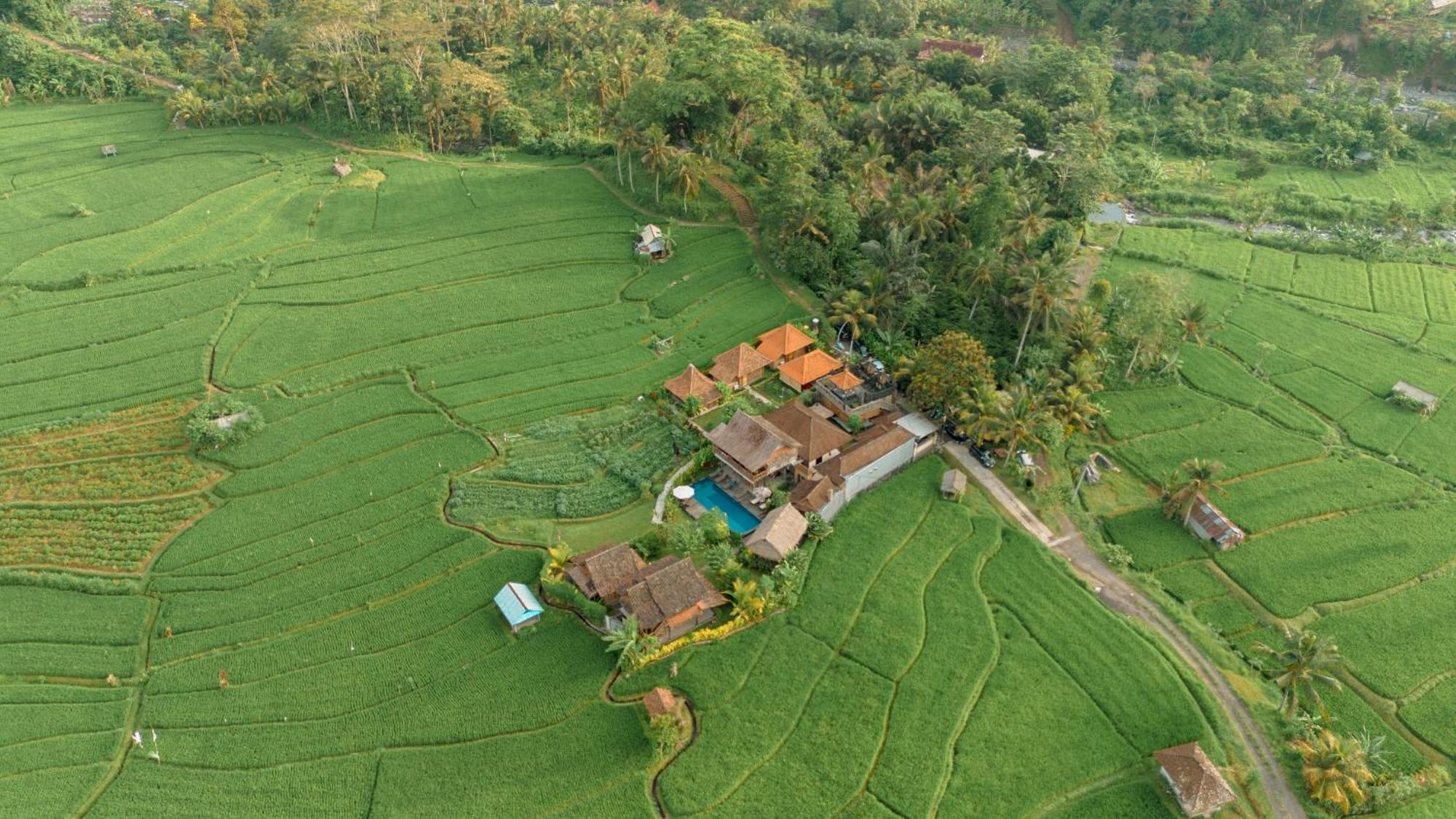 Kubu Sakian Villa And Restaurant Sidemen Silebeng ภายนอก รูปภาพ