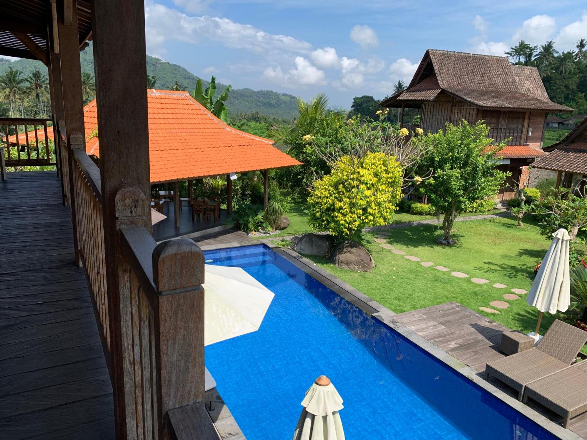 Kubu Sakian Villa And Restaurant Sidemen Silebeng ภายนอก รูปภาพ